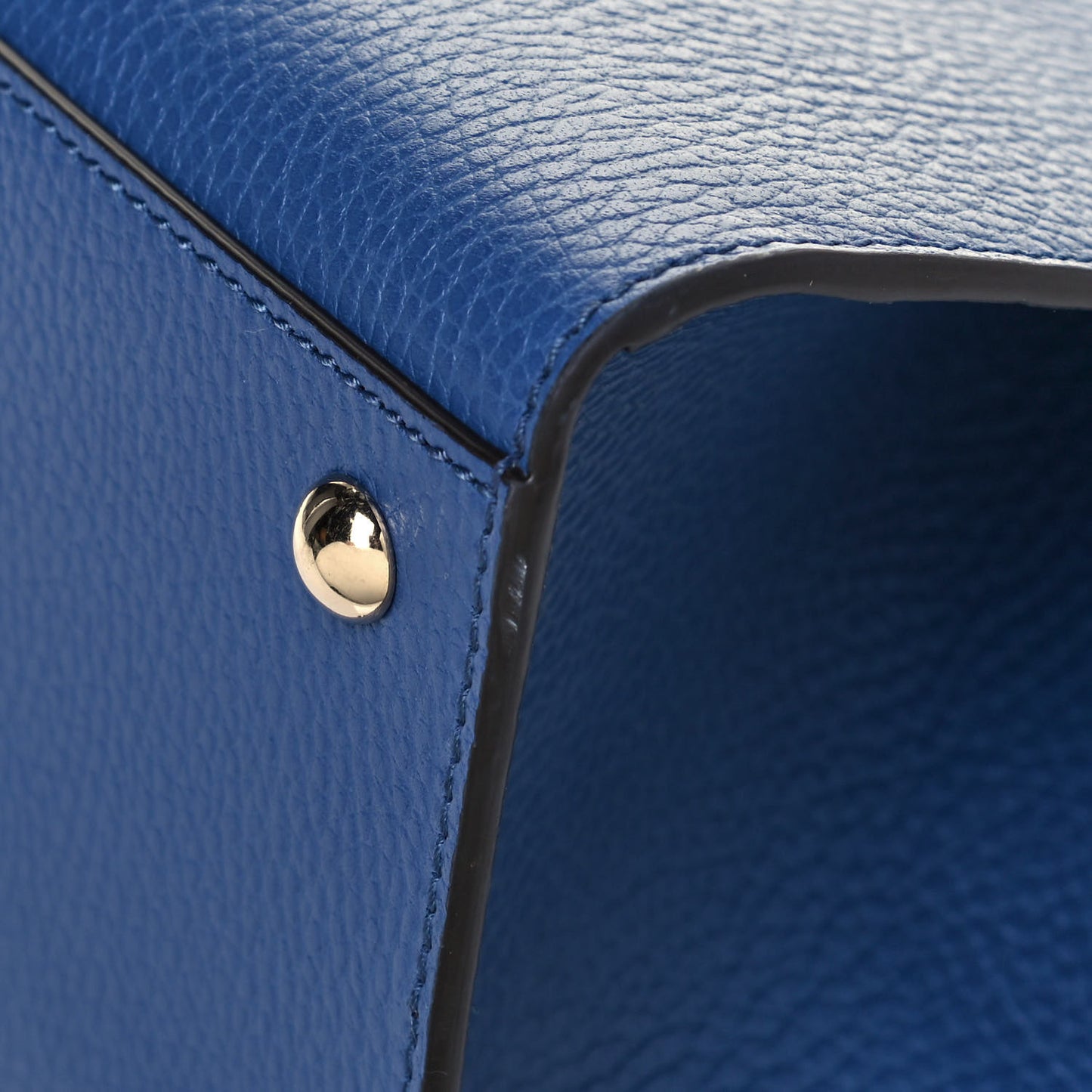Dollar Calfskin Medium Soho Top Handle Satchel Caspian