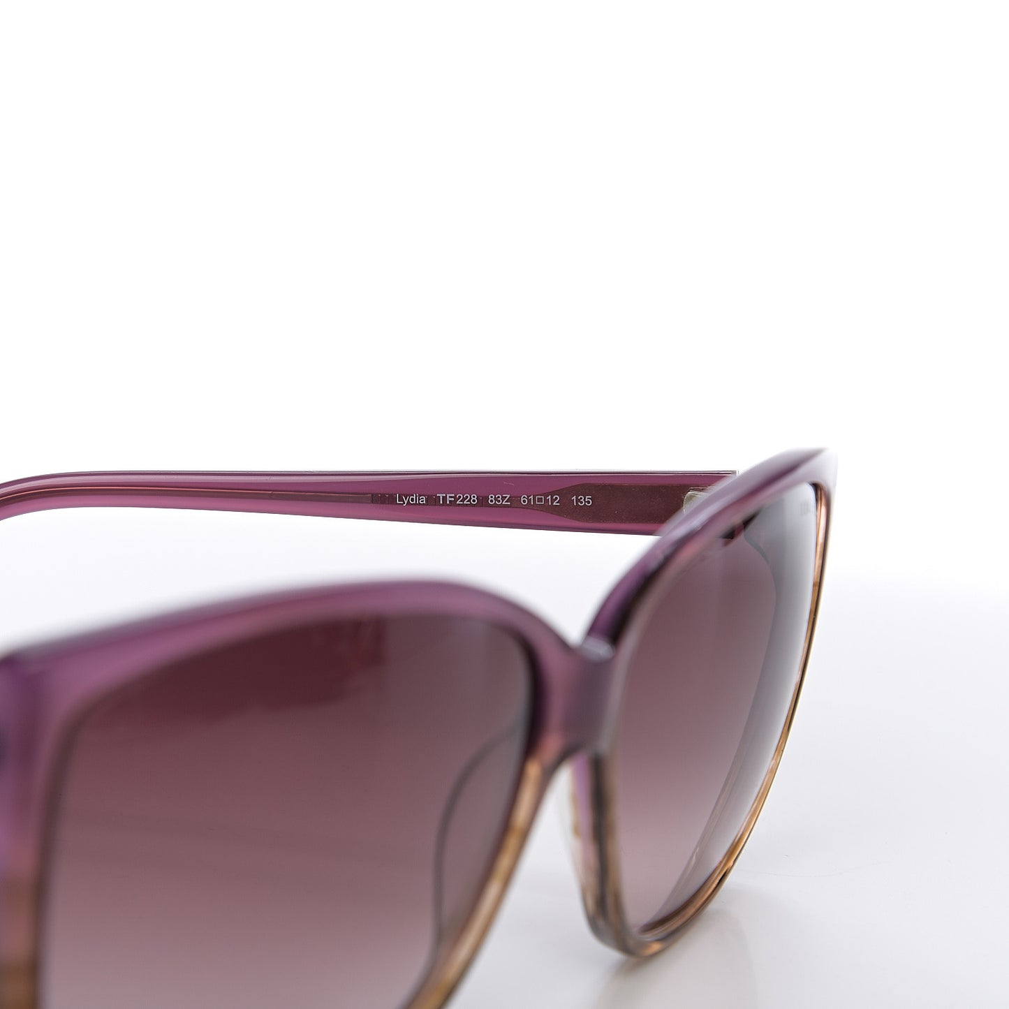 Lydia Sunglasses TF228 Purple Tortoise
