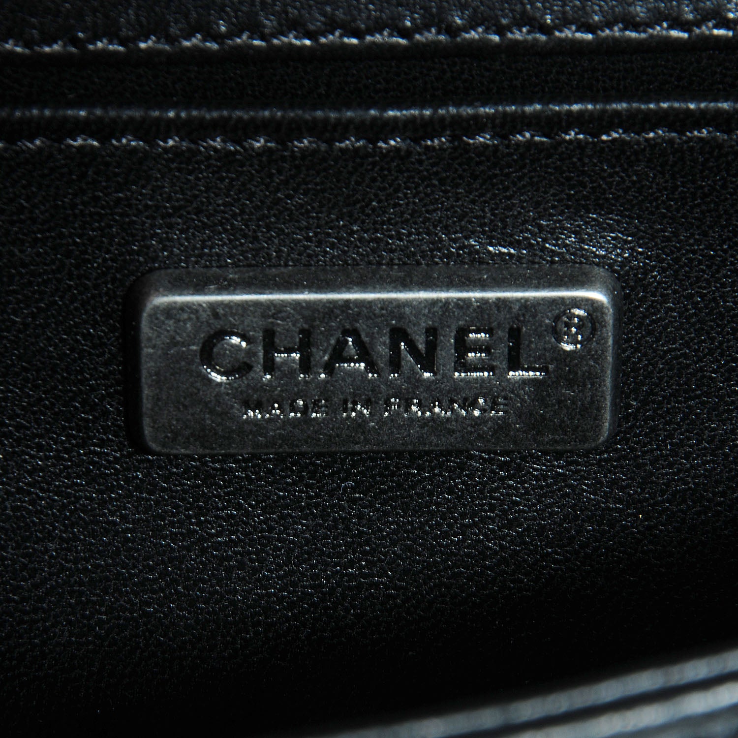 Chanel Galuchat Stingray Small Boy Flap Black 8 of 9