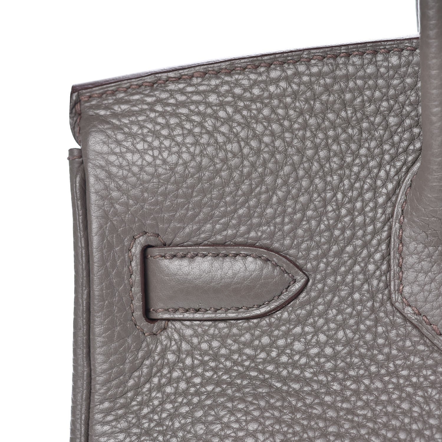 Hermes Taurillon Clemence Birkin 30 Etain 31 of 33