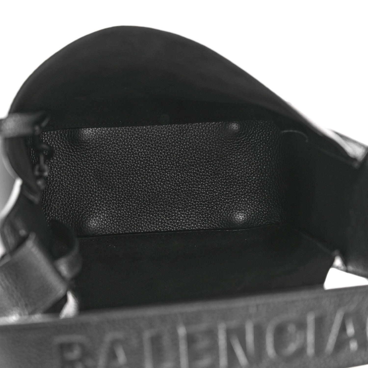 Balenciaga Calfskin Logo Embossed Small Tool 2.0 North-South Tote Black 5 of 11