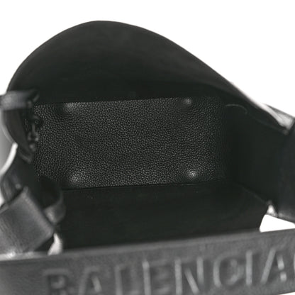 Balenciaga Calfskin Logo Embossed Small Tool 2.0 North-South Tote Black 5 of 11