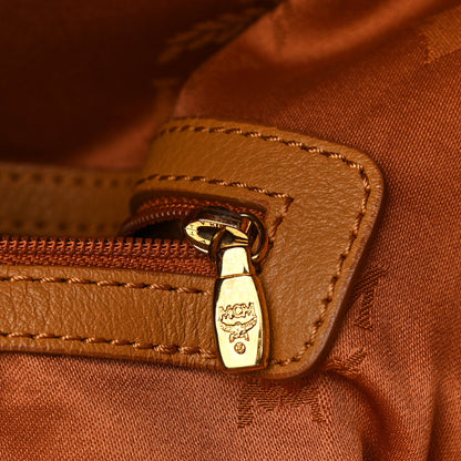 MCM Visetos Medium Stud Stark Backpack Cognac 7 of 14