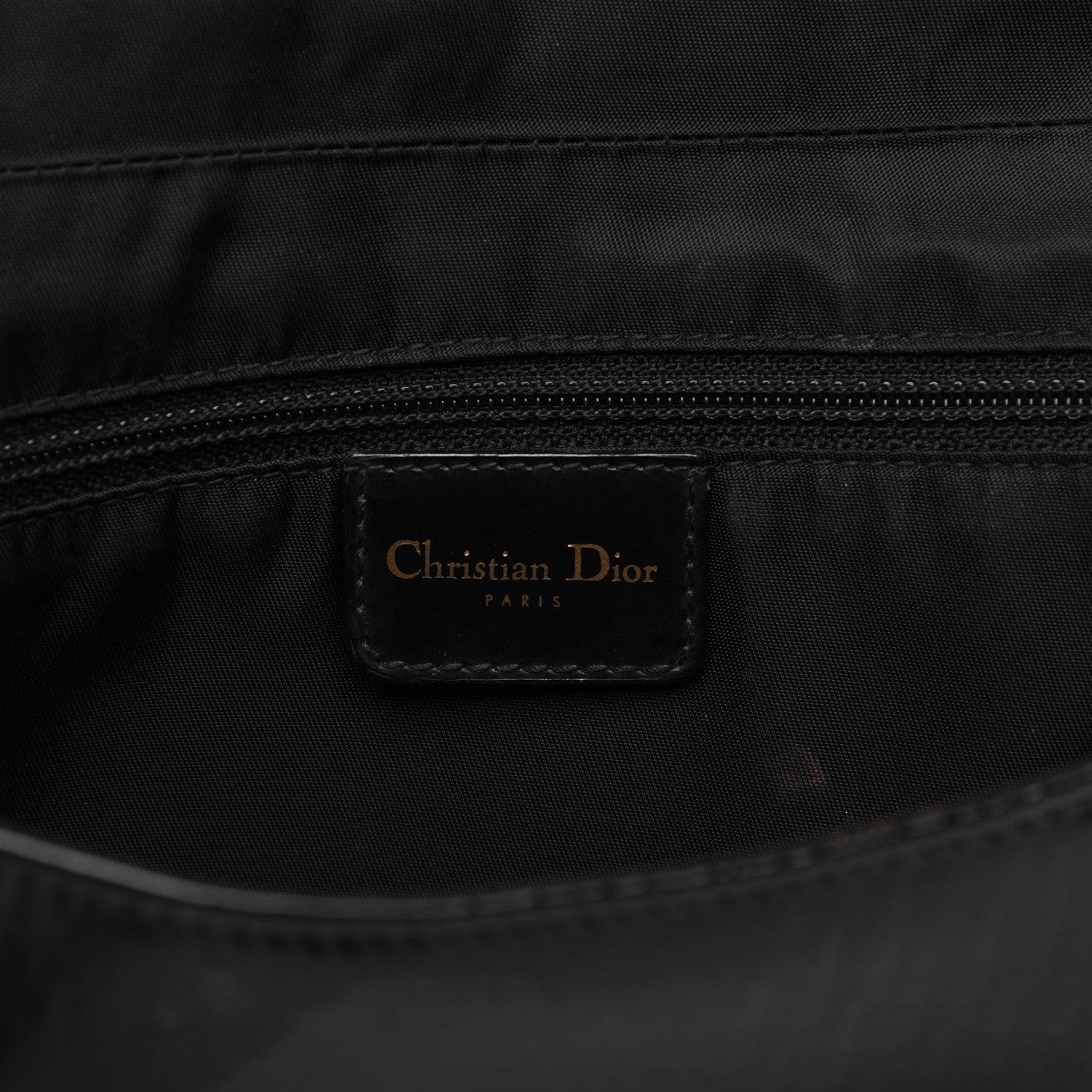 Christian Dior Patent Trotter Maris Pearl Shoulder Bag Black 8 of 26