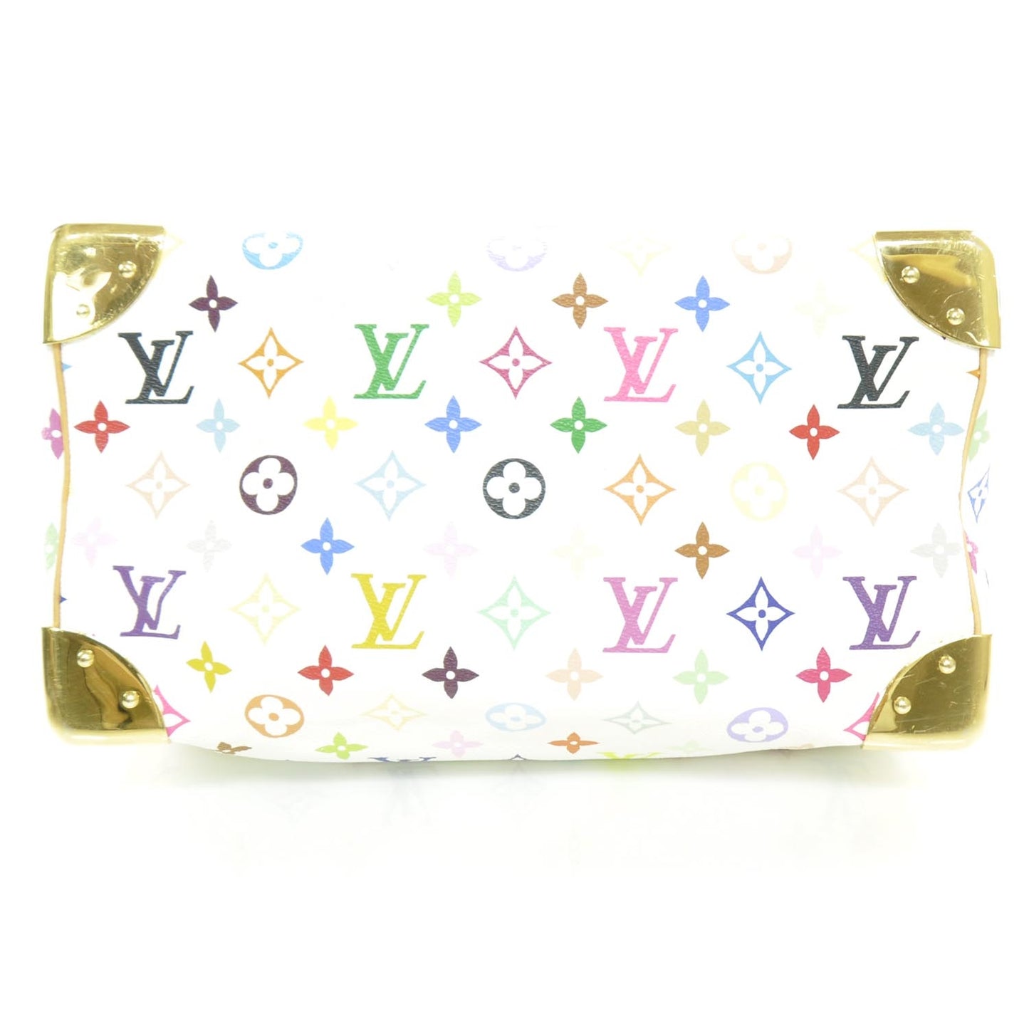Monogram Multicolor Speedy 30 White