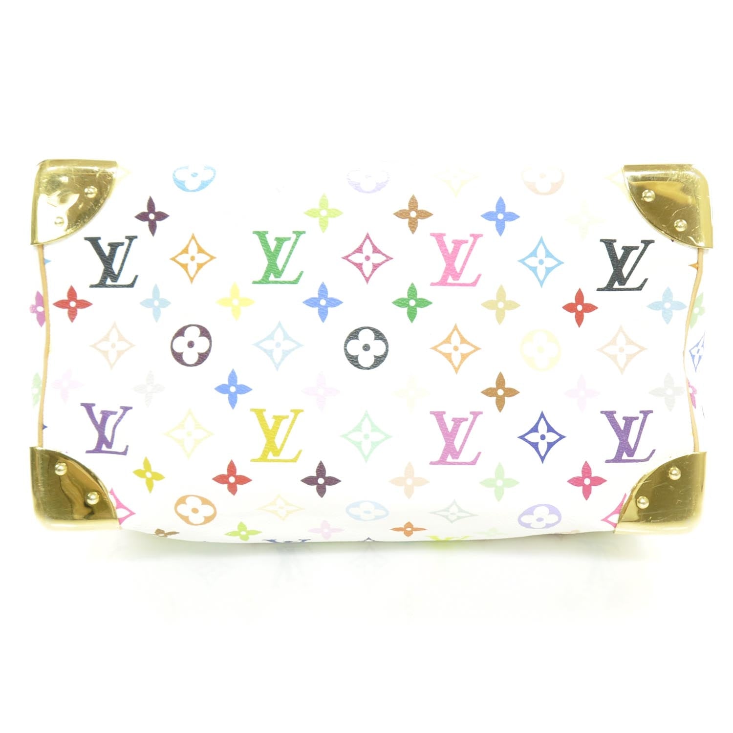 Louis Vuitton Monogram Multicolor Speedy 30 White 5 of 9