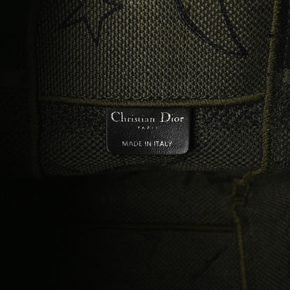 Christian Dior Canvas Embroidered Graffiti Diorcamp Messenger Green Black 6 of 10