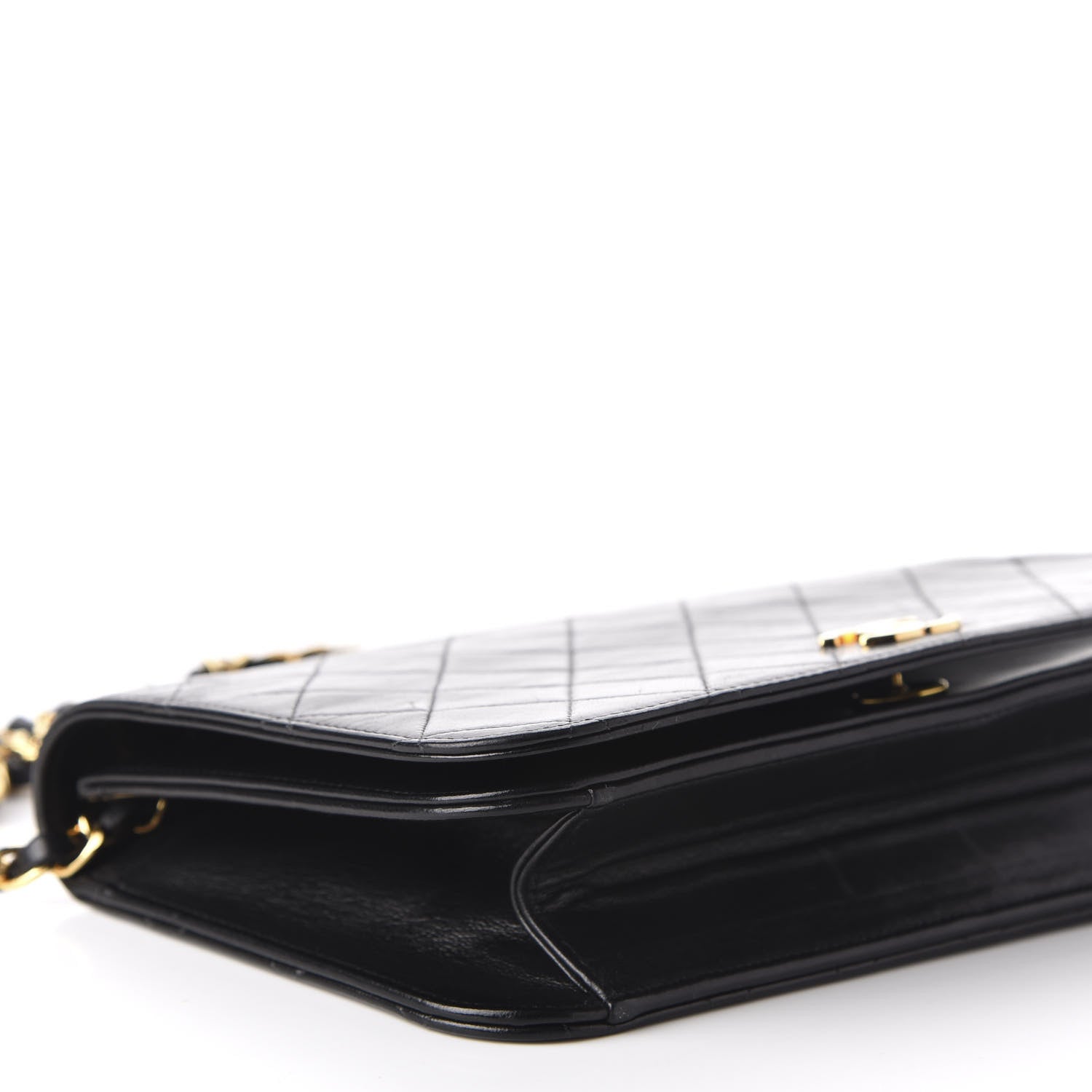 Chanel Lambskin Quilted Small Single Flap Black 6 of 11
