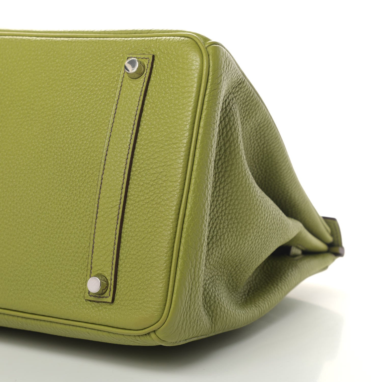Hermes Togo Birkin 35 Vert Anis 9 of 15
