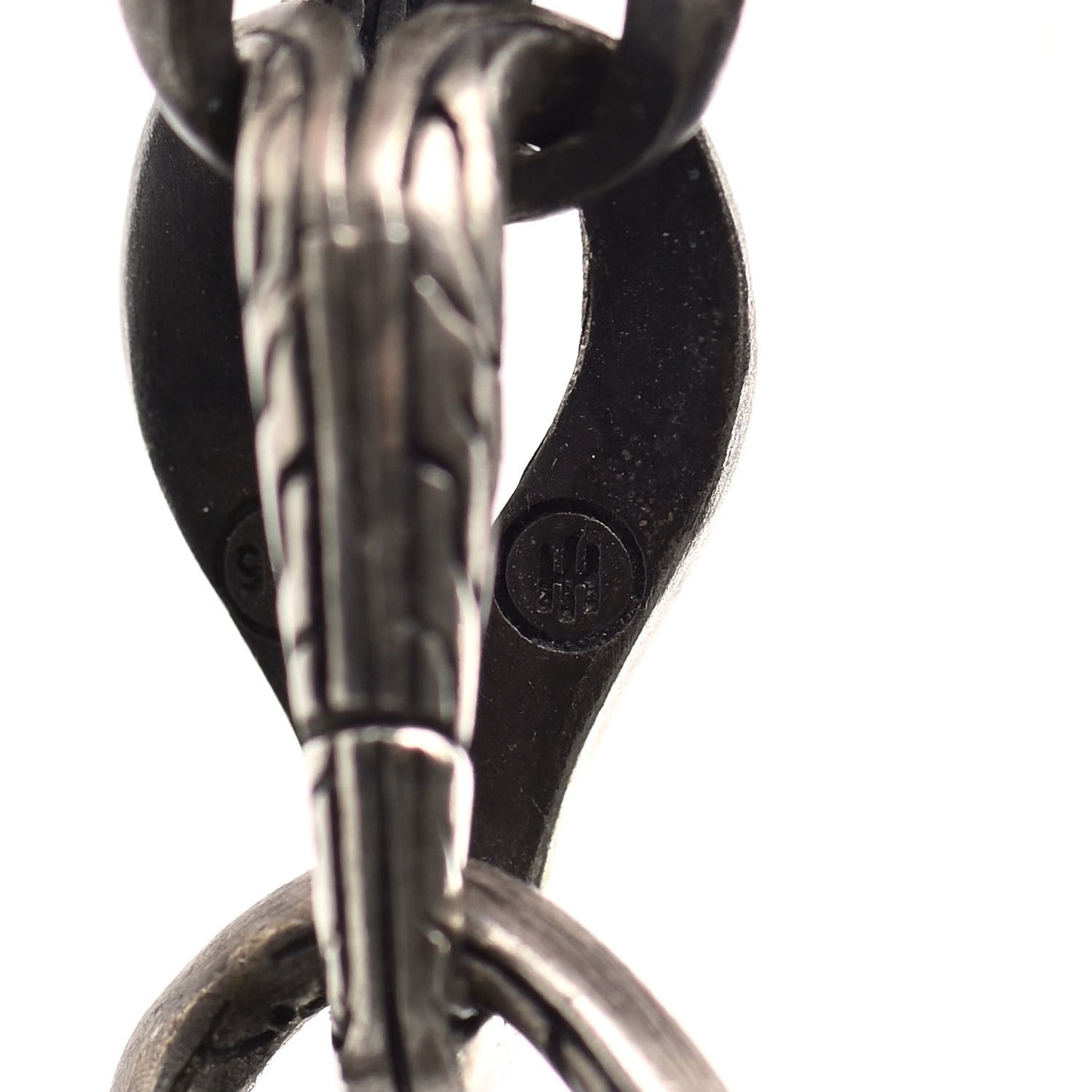 Darkened Sterling Silver Asli Cross Necklace