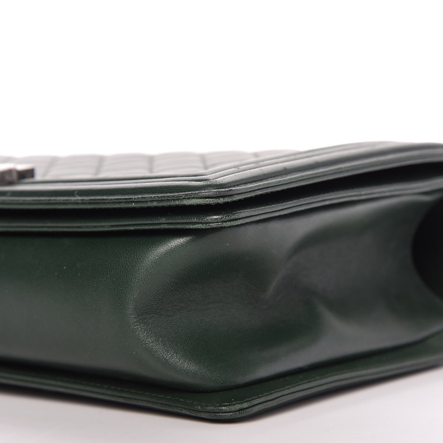 Chanel Lambskin Quilted New Medium Boy Flap Green 8 of 11