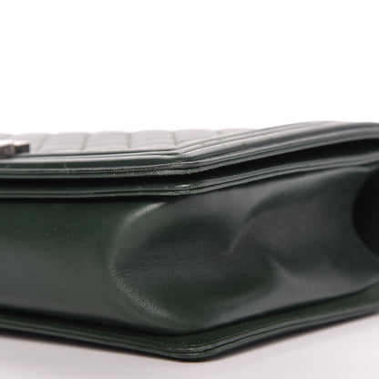 Chanel Lambskin Quilted New Medium Boy Flap Green 8 of 11