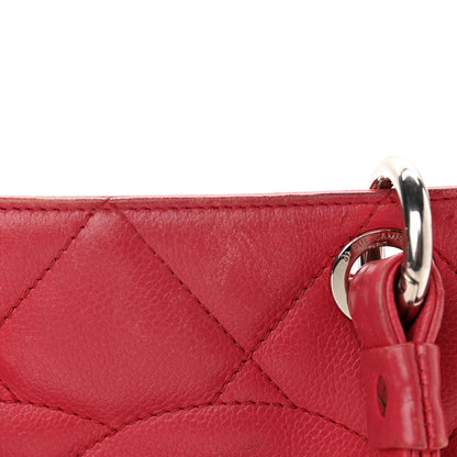 Chanel Soft Caviar Quilted CC Timeless Tote Fuchsia 13 of 19