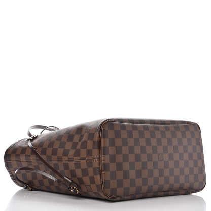 Louis Vuitton Damier Ebene Neo Neverfull MM Rose Ballerine 5 of 10