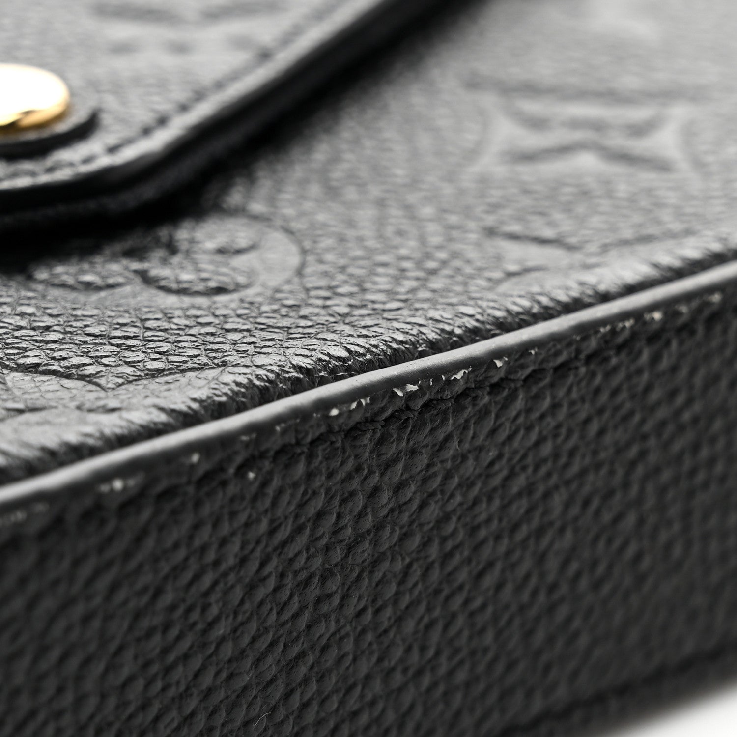 Louis Vuitton Empreinte Pochette Felicie Chain Wallet Black 11 of 12