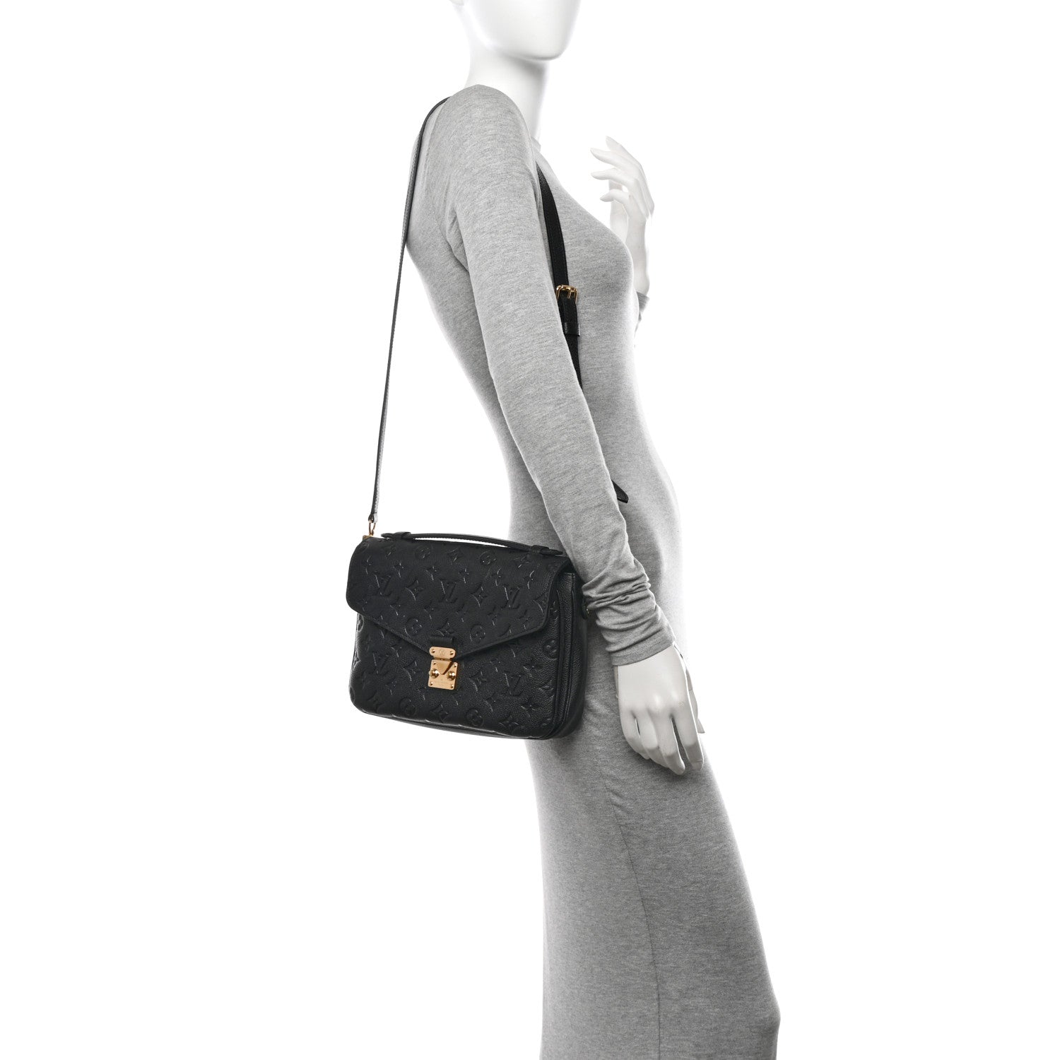 Louis Vuitton Empreinte Pochette Metis Black 2 of 13