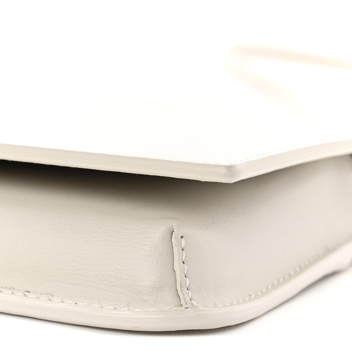 Smooth Calfskin Monogram Phone Holder Crossbody Crema Soft