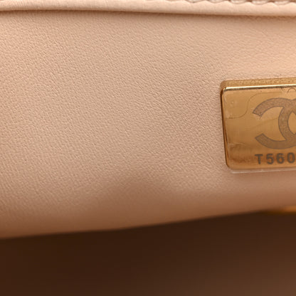 Chanel Lambskin Quilted Mini Pearl Crush Flap Light Beige 7 of 11