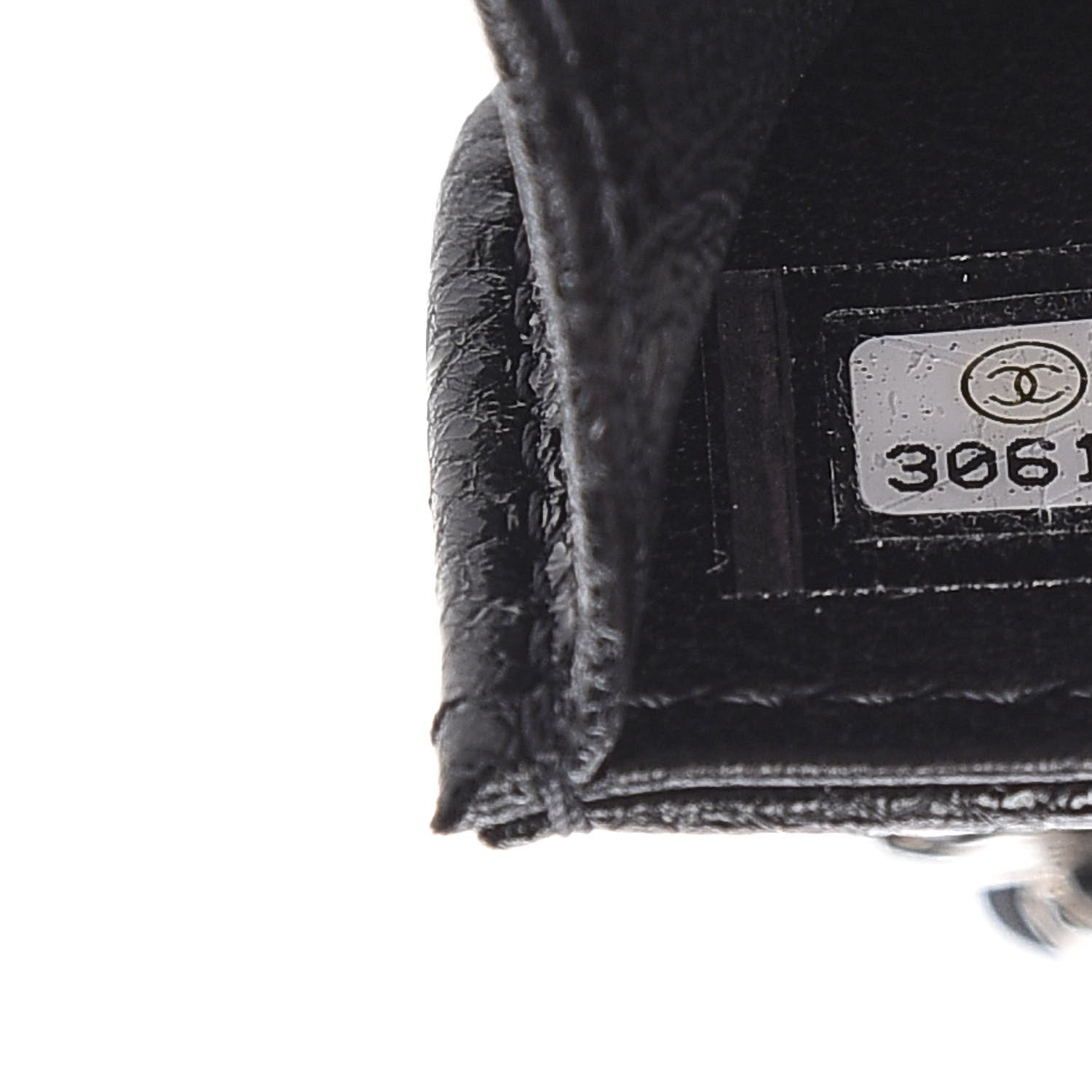 Chanel Caviar Camellia Embossed Airpods Pro Case Black 8 of 9