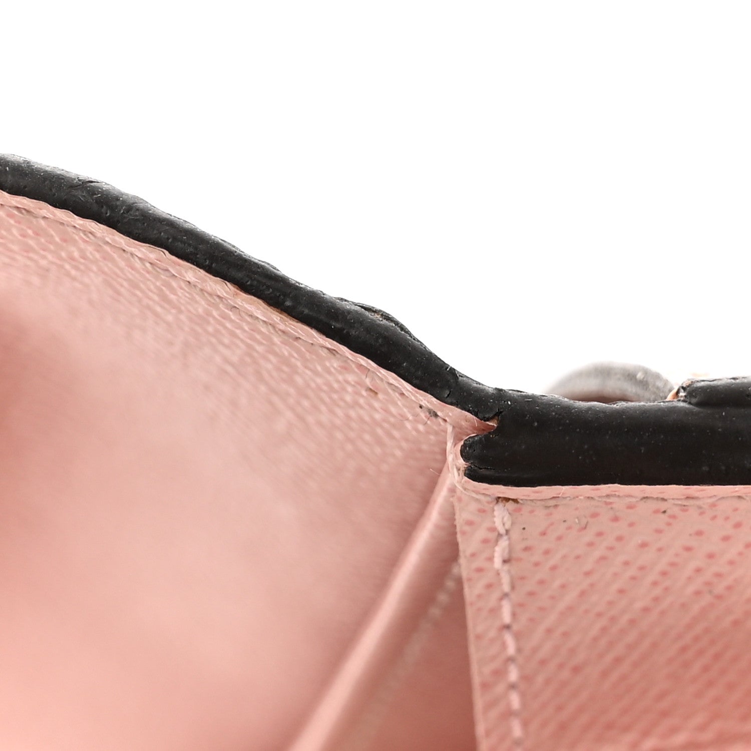 Louis Vuitton Damier Ebene Sarah Wallet NM Rose Ballerine 8 of 10