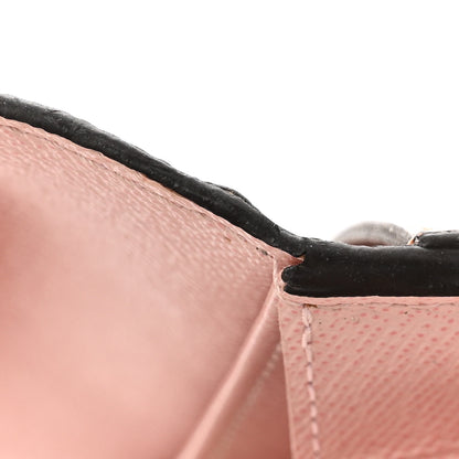 Louis Vuitton Damier Ebene Sarah Wallet NM Rose Ballerine 8 of 10