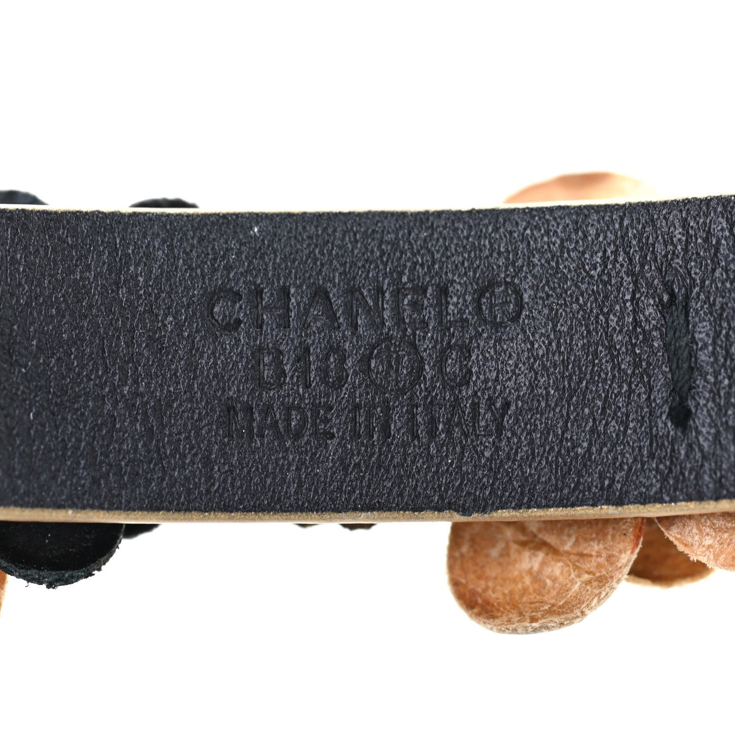Chanel Metallic Calfskin Floral Bracelet 5 of 8