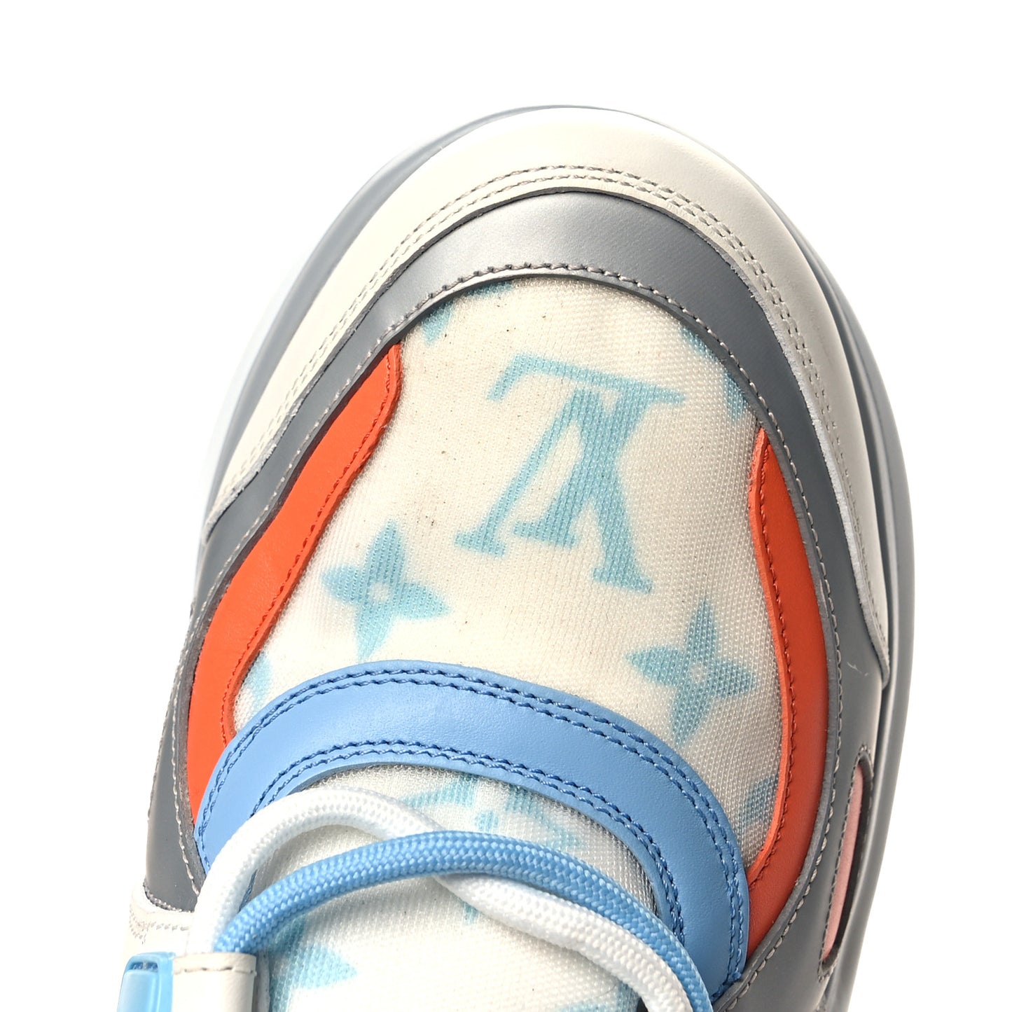 Calfskin LV Archlight Gradient Sneakers 39 Light Blue Orange