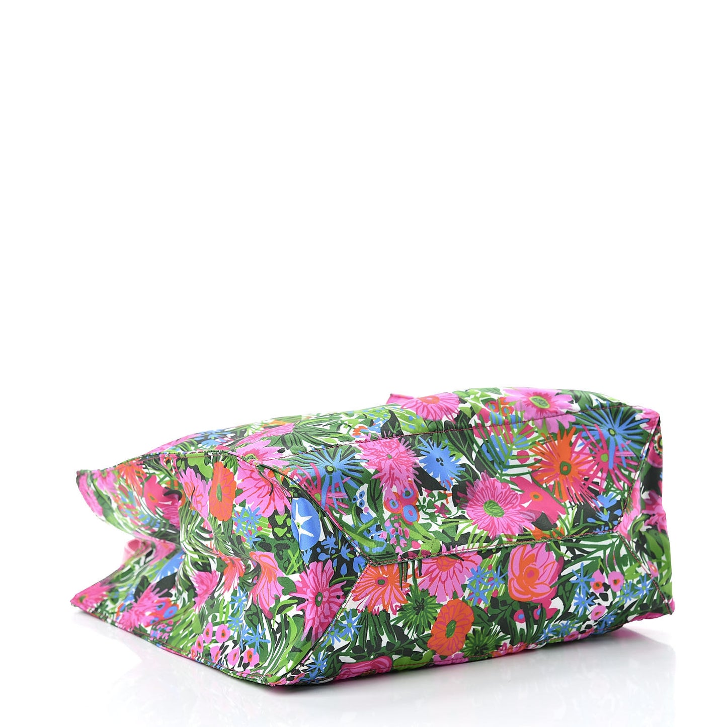 Tessuto Nylon Floral Print Tote Pink