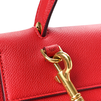 Celine Grained Calfskin Mini Belt Bag Coquelicot 9 of 9