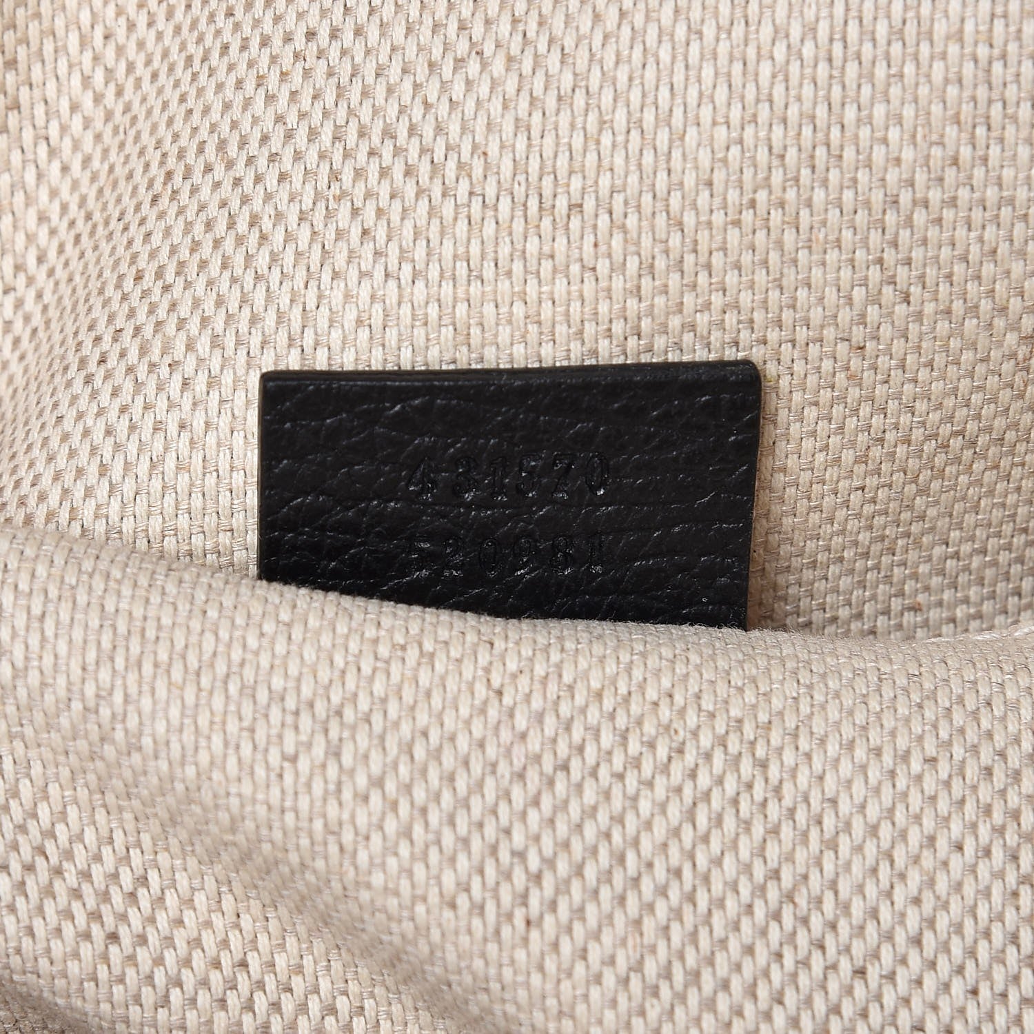 Gucci Pebbled Calfskin Soho Chain Backpack Black 7 of 7