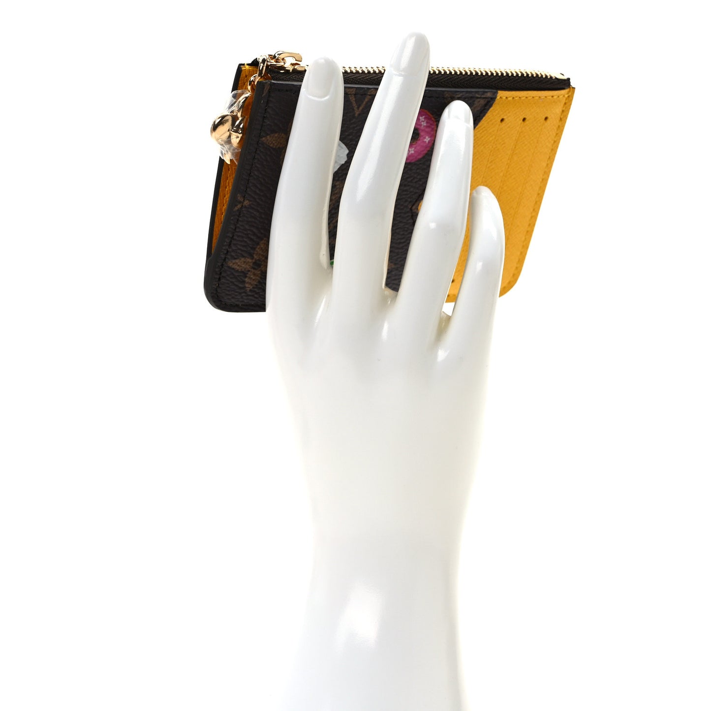 Monogram 57th Street NYC Zipped Romy Card Holder Yellow Cab