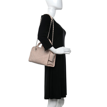 Chanel Caviar Quilted Small Deauville Bowling Bag Light Pink 3 of 10