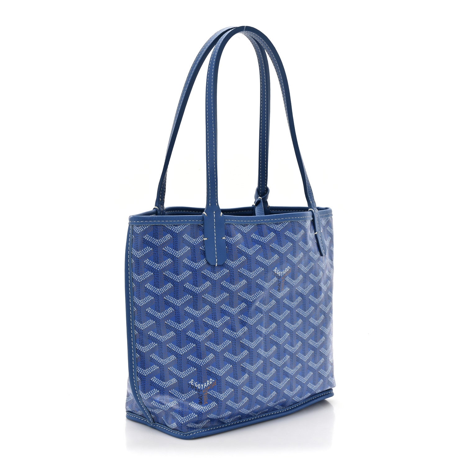 Goyard Goyardine Reversible Mini Anjou Sky Blue 5 of 23
