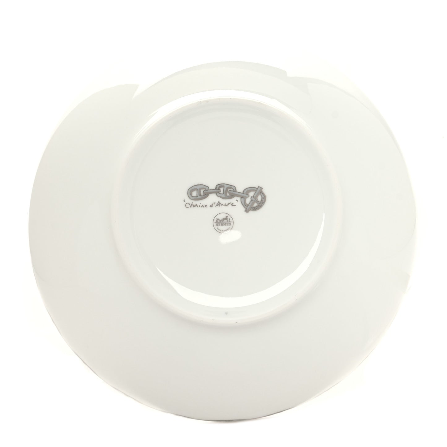 Porcelain Chaine d'Ancre Salad Bowl Platinum