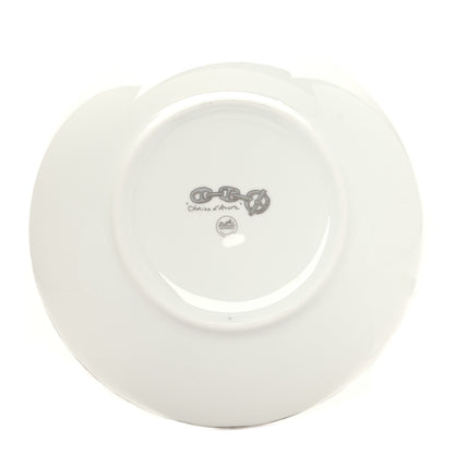 Hermes Porcelain Chaine d'Ancre Salad Bowl Platinum 5 of 8
