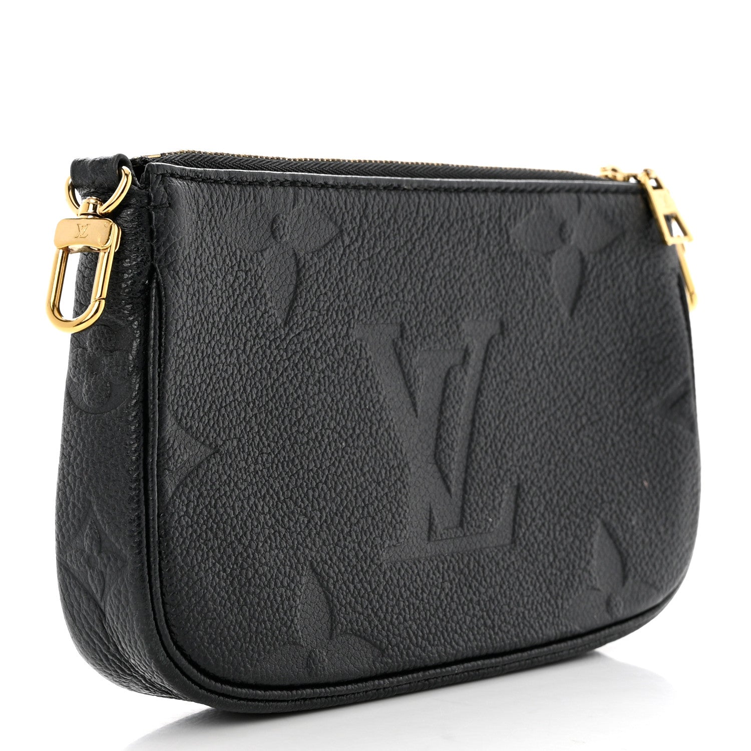 Louis Vuitton Empreinte Monogram Giant Multi Pochette Accessories Mini Pochette Black 3 of 7
