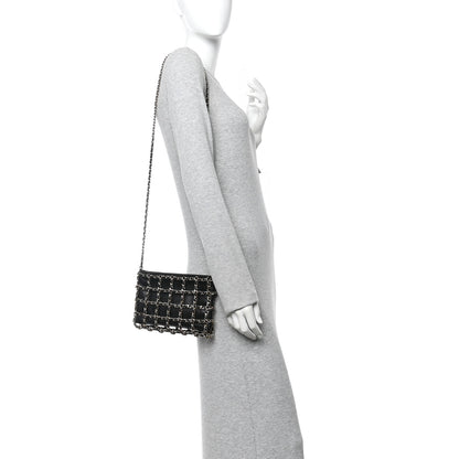 Chanel Lambskin Chain Frame Shoulder Bag Black 2 of 10