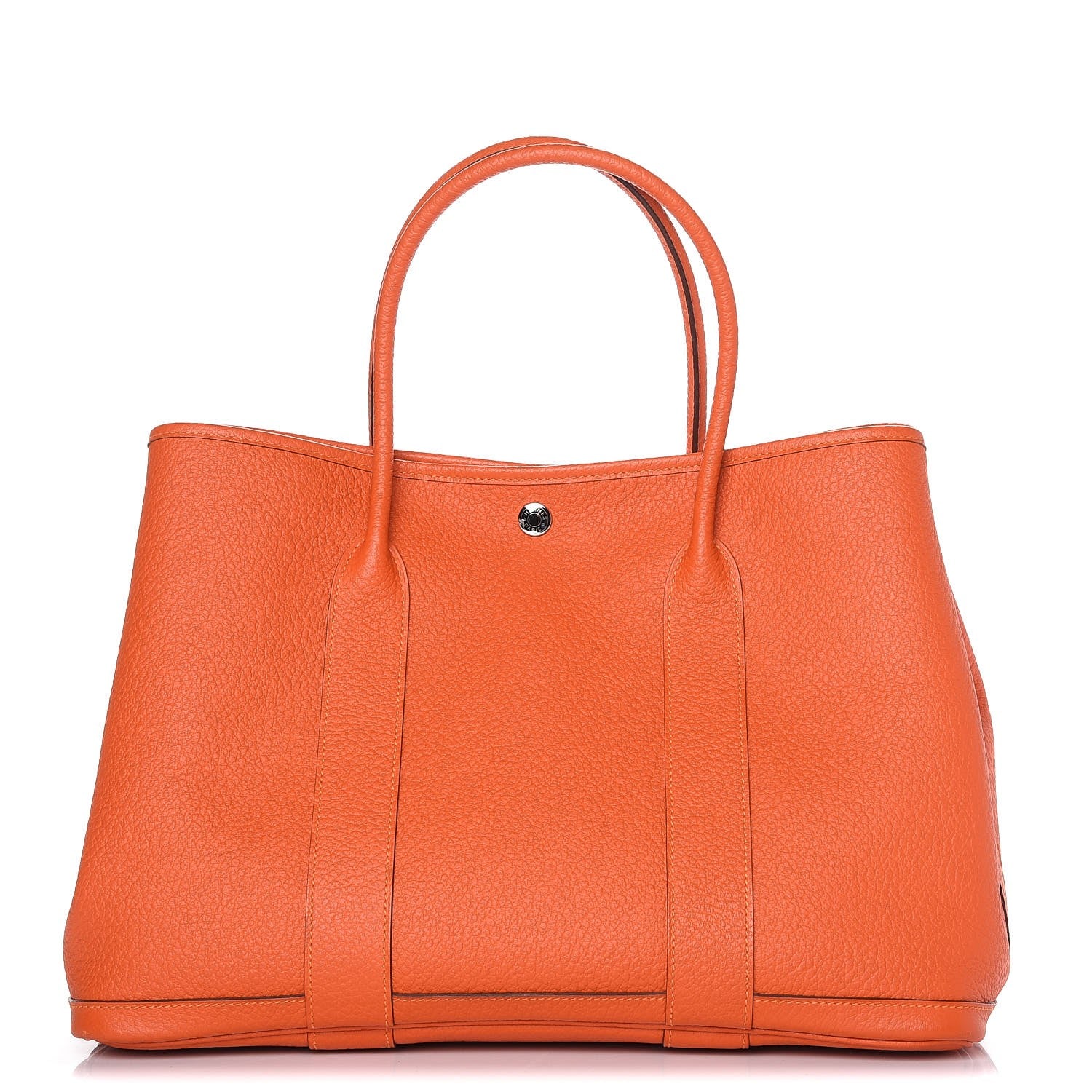 Hermes Vache Country Garden Party 36 MM Orange 1 of 6