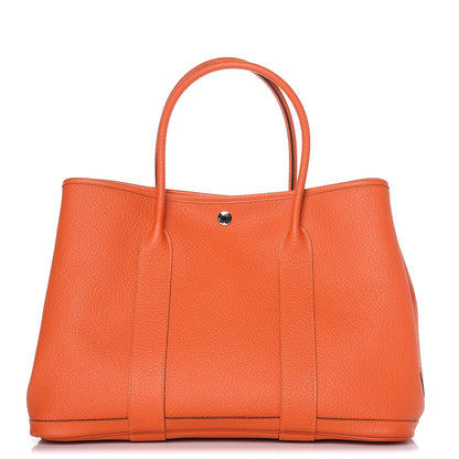 Hermes Vache Country Garden Party 36 MM Orange 1 of 6