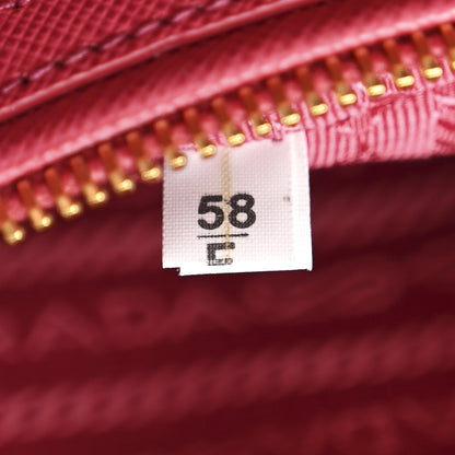 Prada Saffiano Lux Medium Tote Peonia 8 of 13