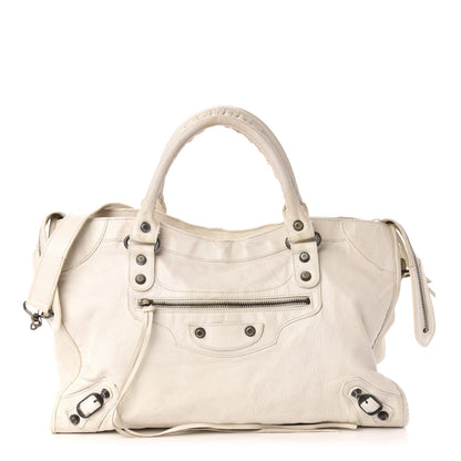 Balenciaga Agneau Classic Hardware City White 4 of 25