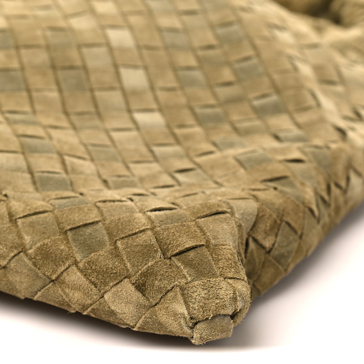 Suede Intrecciato Large Hop Mud