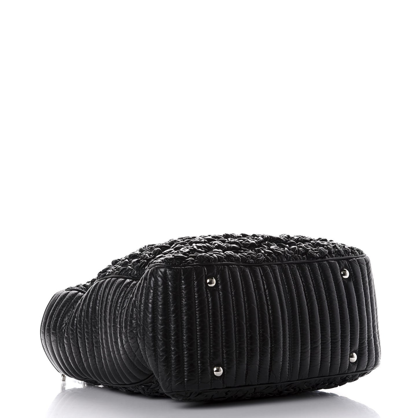 Lambskin XL Astrakan Tote Black