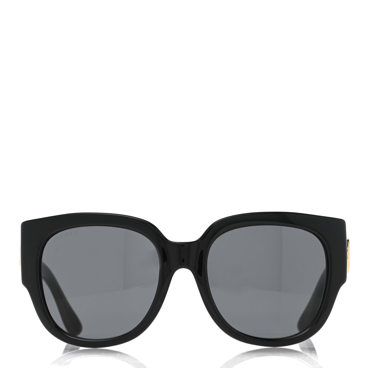 Acetate Square Frame Sunglasses GG0142SA Black
