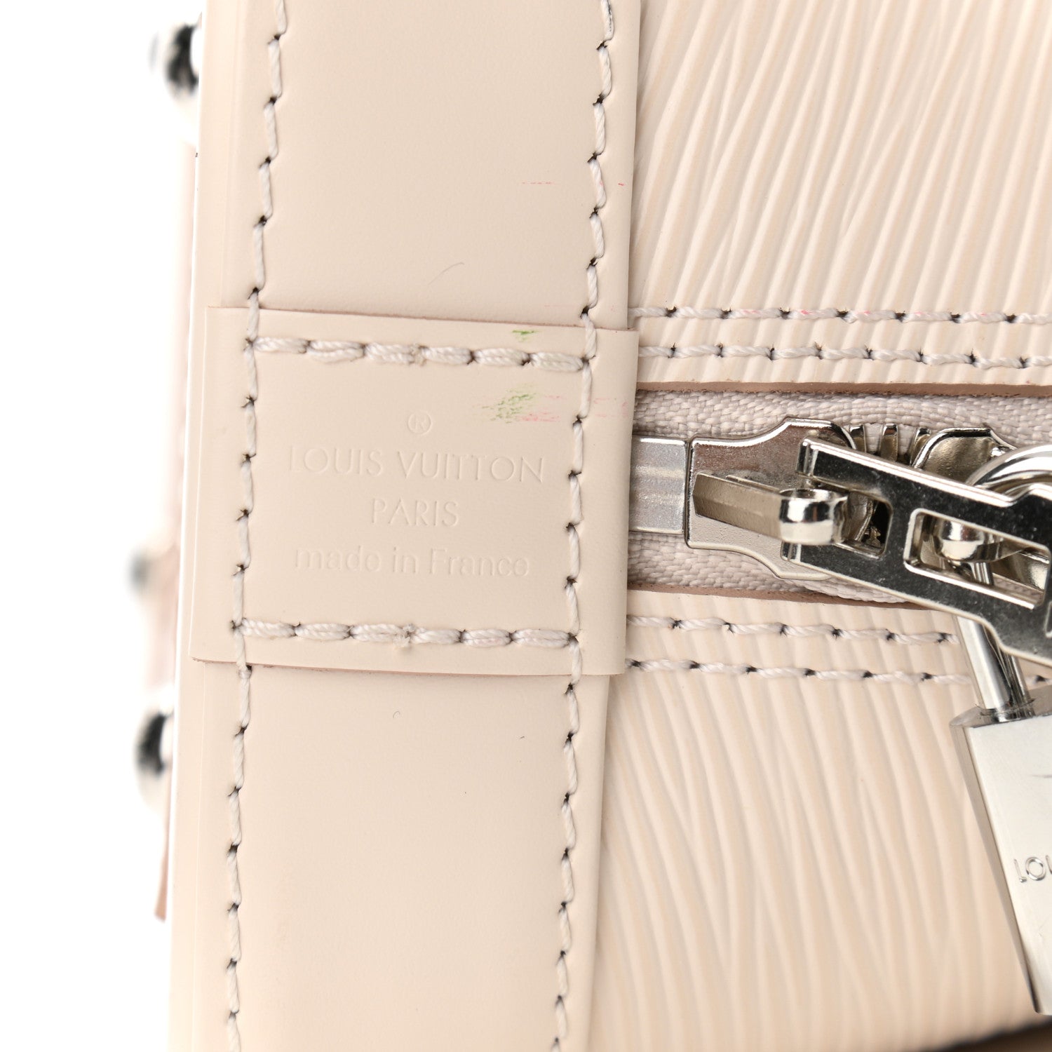 Louis Vuitton Epi Jacquard Alma BB Quartz 6 of 11