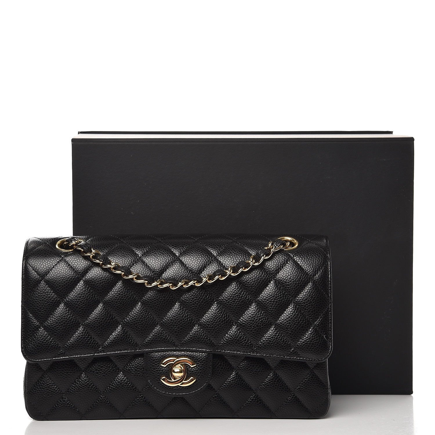 Chanel Caviar Quilted Medium Double Flap Black 11 of 11
