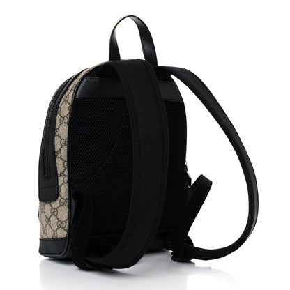 Gucci GG Supreme Monogram Small Eden Day Backpack Black 3 of 12