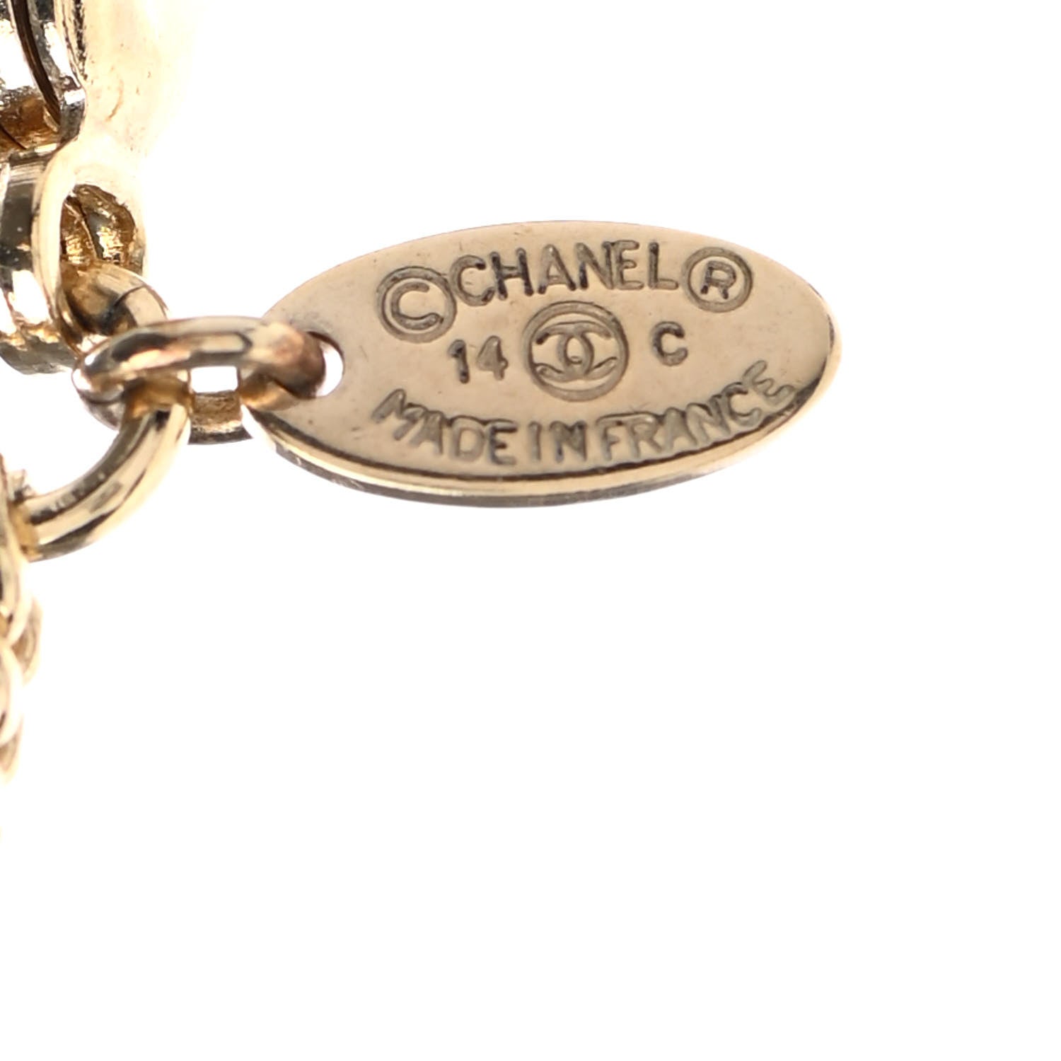 Chanel Chain CC Long Necklace Gold 6 of 6