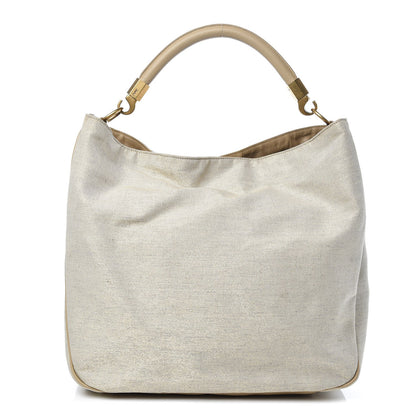 Saint Laurent Canvas Sheepskin Large Roady Beige 1 of 7