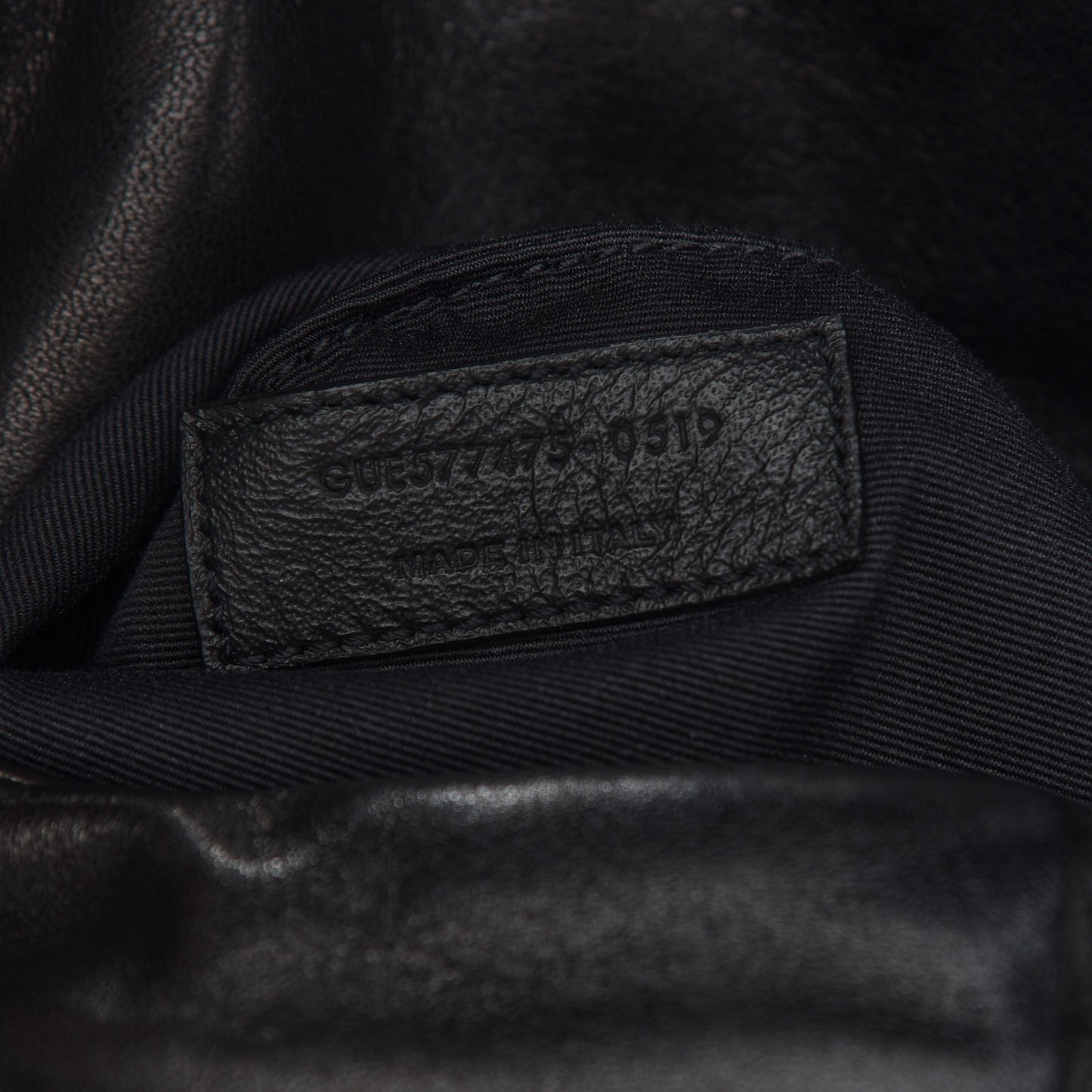 Lambskin Quilted Medium Loulou Puffer Monogram Chain Satchel Black